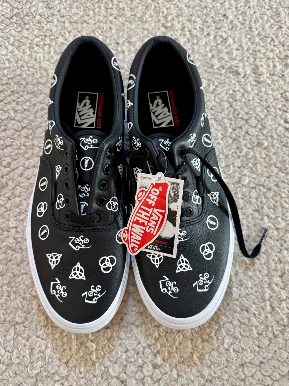 Led Zeppelin x Vans limited-edition Era sneakers, size 11.5